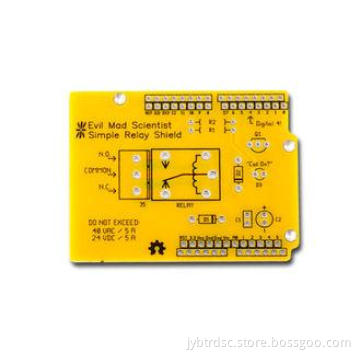 Yellow Solder Mask PCB HASL 2 layer Universal Computer Circ